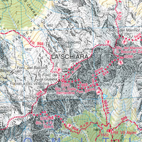 Wandelkaart Dolomiten Blad 024 - Prealpi e Dolomiti Bellunesi