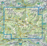 Wandelkaart Dolomiten Blad 033 - Pustertal-Bruneck / Val Pusteria - Brunico
