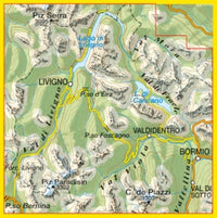 Wandelkaart Dolomiten Blad 069 Livigno-Bornio Val Viola-Val di Fraele 1:25.000 (GPS) 2019