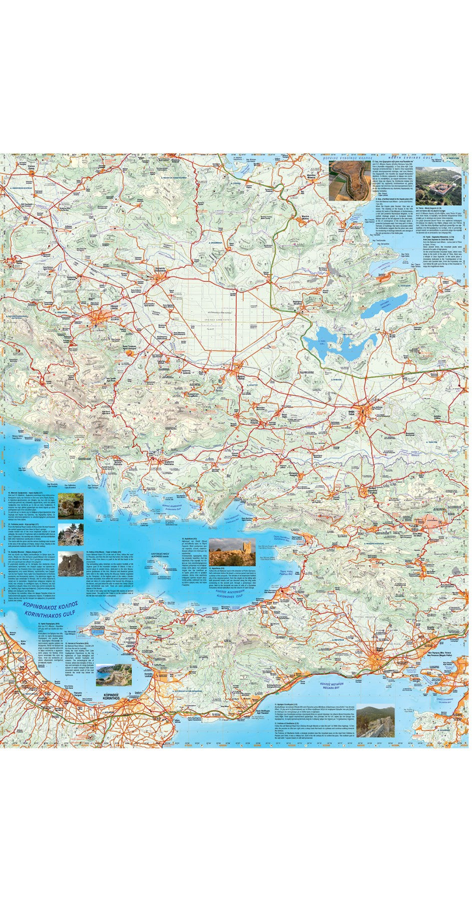 Wegenkaart Topo 100 Attiki-Viotika 1:100.000 (10)