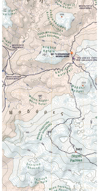 Wandelkaart Topo 25 Kreta Lefka Ori-Sfakia - Pahnes 1:25.000 (11.11/11.12)