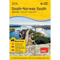 Roadmap-Straßenkart-Roadmap-Veikart Sør-Norge sør 1:500,000 2018-2019