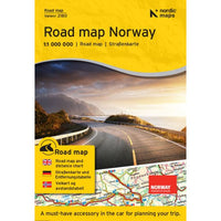 Wegenkaart/Roadmap Norway 1:1m (2021)
