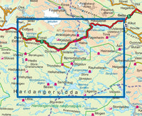 Wandelkaart Topo 3000 Hardangervidda 1:50.000