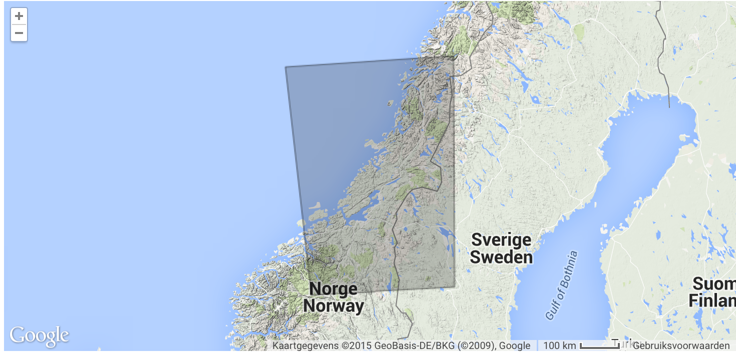 Roadmap-Straßenkart-Roadmap-Veikart Midt-Norge 1:500,000