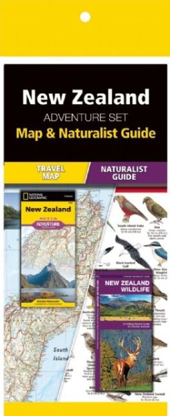 New Zealand National Park Adventure Set (Map & Naturalist Guide)