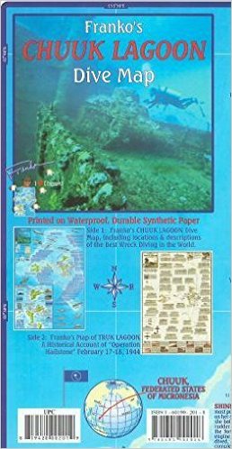 Chuuk (Truk) Lagoon Dive Map
