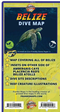 Belize Dive Map