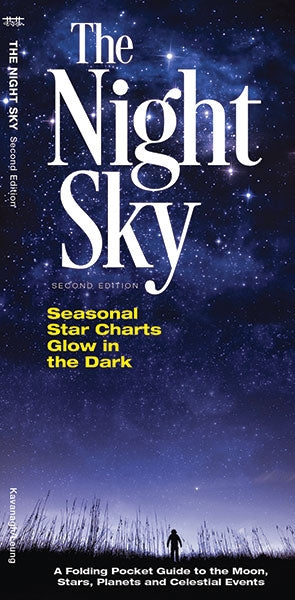 Sterrenkaart -The Night Sky A Folding Pocket Guide to the Moon, Stars, Planets & Celestial Events