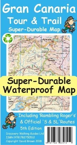 Wandelkaart Gran Canaria 1:50.000 Tour & Trail Super-Durable Map (5th. ed.2018)