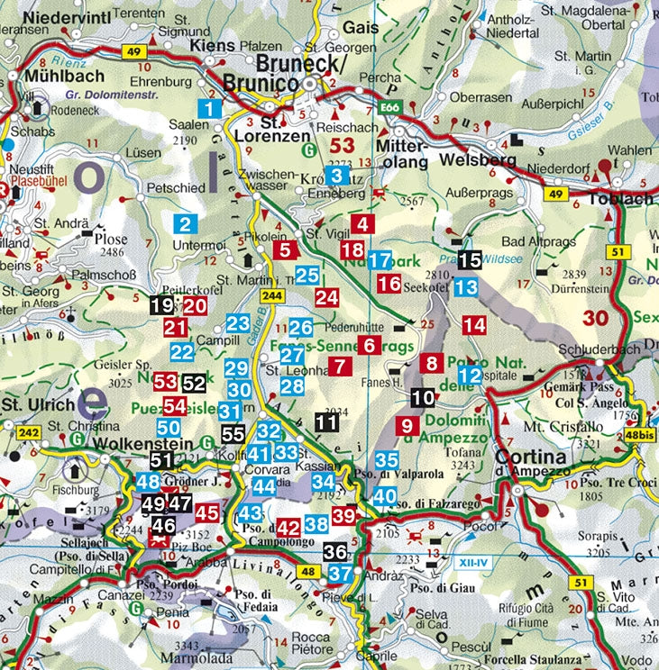Rother Wanderführer Dolomiten 3 - Gadertal 55 Touren (8.A 2022)