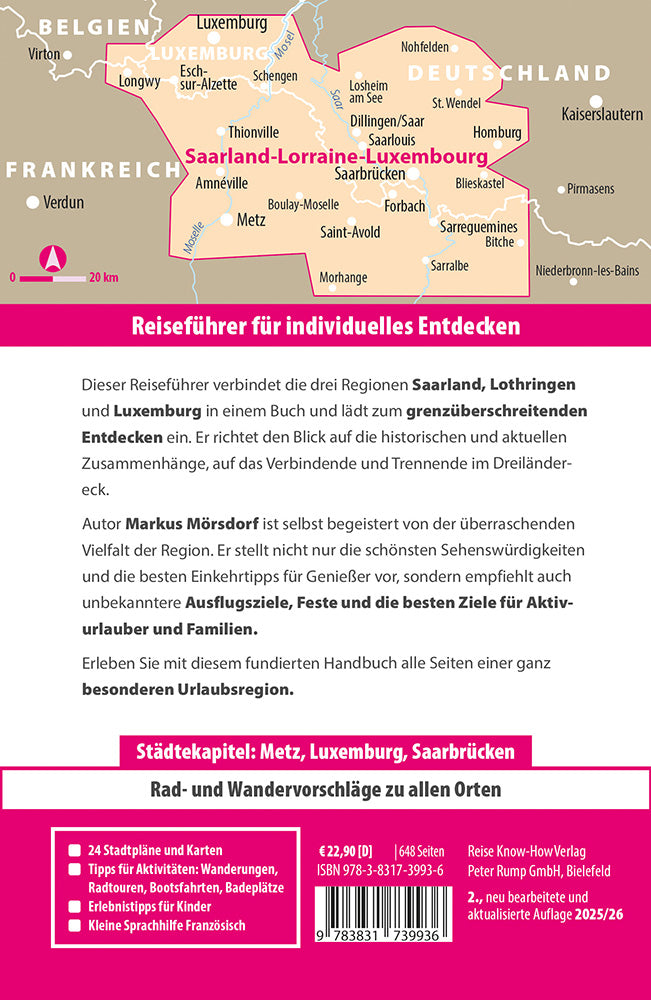 Reisgids Saar-Lor-Lux | Saarland, Lothringen, Luxemburg