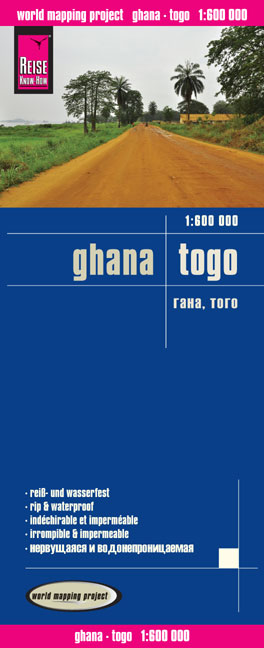 Wegenkaart LK Ghana/Togo 1:600 000 1.A 2014
