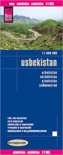 Wegenkaart Usbekistan 1:1m (2015)