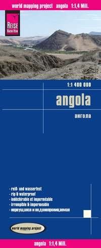 Landkaart Angola 1:1.4m 2.A 2016