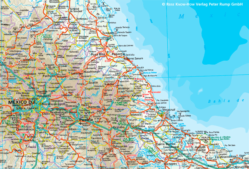 Landkaart Mexico/1:2 250 000  5.A 2015