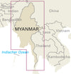 Wegenkaart Myanmar/Burma/Birma 1:1,5m  8.A 2017