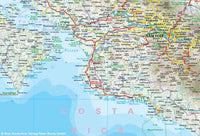 Landkaart Costa Rica/Panama 1:550.000 10.A 2017