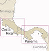Landkaart Costa Rica/Panama 1:550.000 10.A 2017