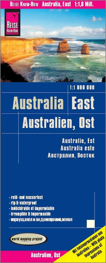 Landkaart Australia-East/Australien-Ost 1:1 800.000 9.A 2019