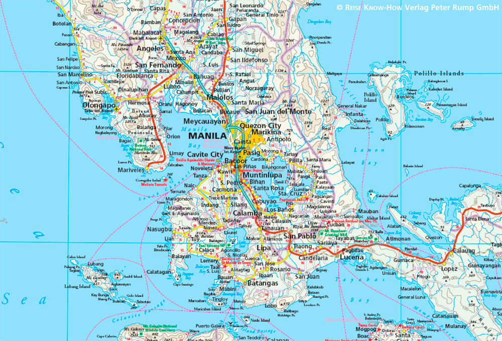 Wegenkaart Philippinen/Philippines 1:1,2 mil. 2.A 2015