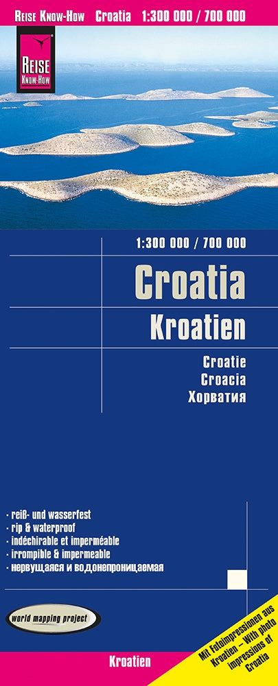 Wegenkaart Croatia | Kroatien 1:300.000/700.000  9.A 2020