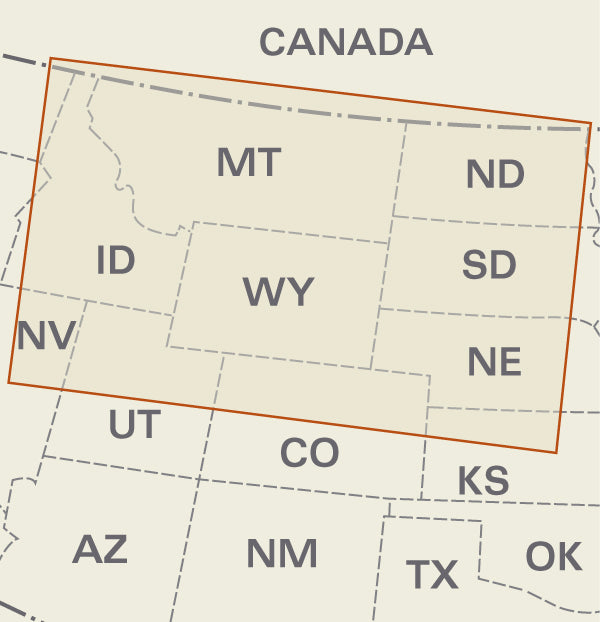 Landkaart USA-2 Nord 1:1 250.000  2.A 2016