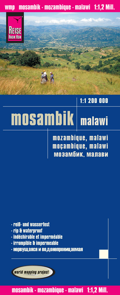 Wegenkaart Mocambique/Malawi 1:1 200T  4.A 2016