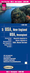 Landkaart USA-5 New England/Neuengland 1:600.000 4.A 2018