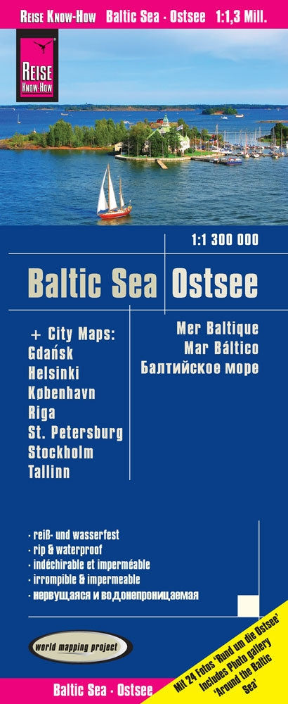 Landkaart Baltic Sea | Ostsee 1:1,3m. 2.A 2018