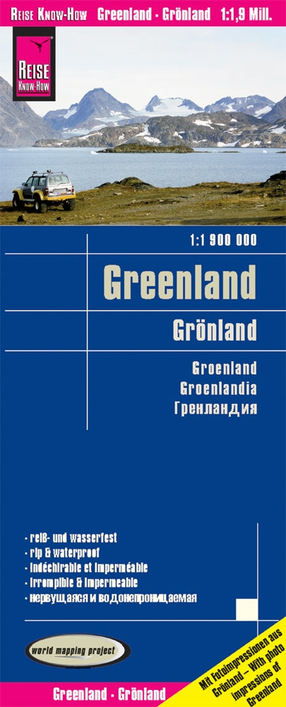 Landkaart Greenland/Groenland 1:1.900.000 2.A  2019