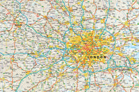 Wegenkaart Southern England/Wales 1:400.000 5.A  2025
