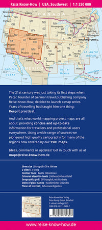 Landkaart USA-7 Southwest 1:1,25 mil. 8.A 2025