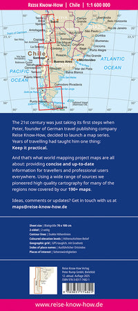 Landkaart Chile-Chili 1:1 600.000 12.A 2025