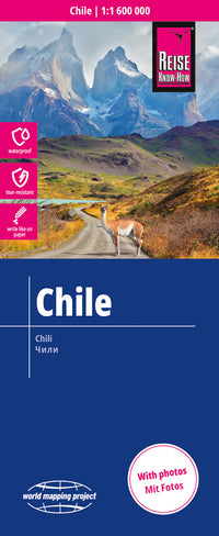 Landkaart Chile-Chili 1:1 600.000 12.A 2025