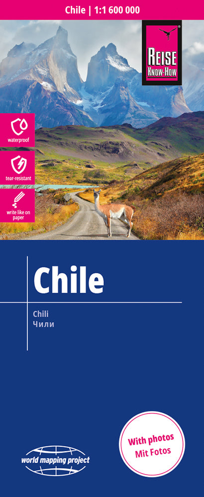 Landkaart Chile-Chili 1:1 600.000 12.A 2025
