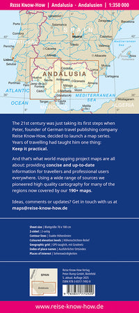 Landkaart Andalusia-Andalusien 1:350.000 5.A 2025