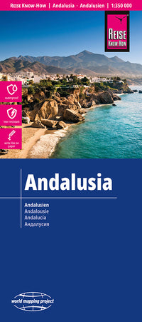 Landkaart Andalusia-Andalusien 1:350.000 5.A 2025