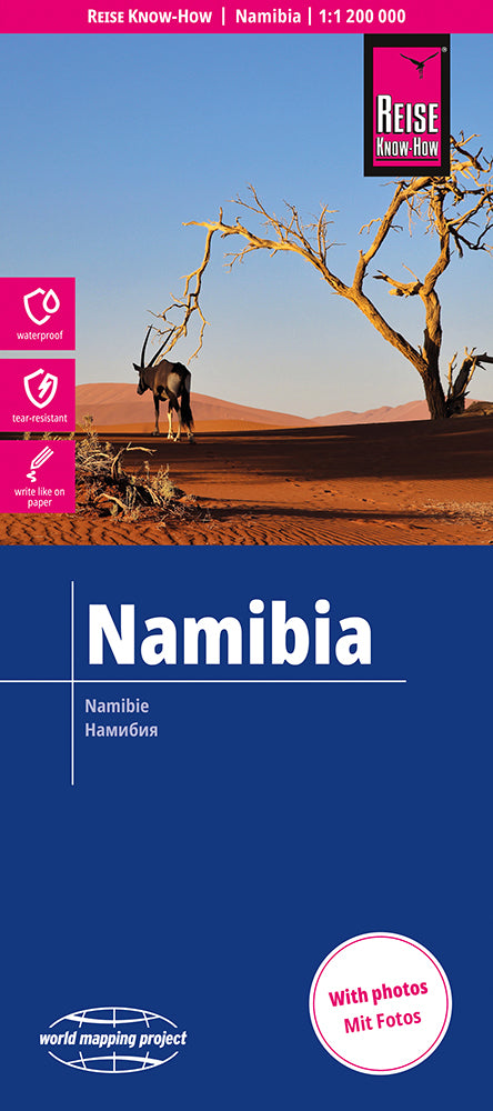 Wegenkaart Namibia 1:1,200.000 18.A 2025