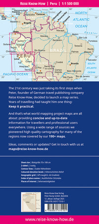 Wegenkaart Peru 1:1 500.000 12.A 2025