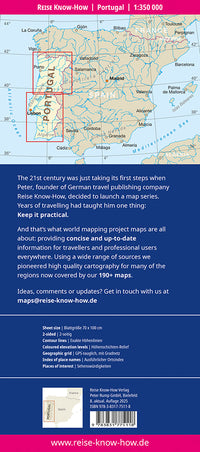 Wegenkaart Portugal 1:350.000  8.A 2025