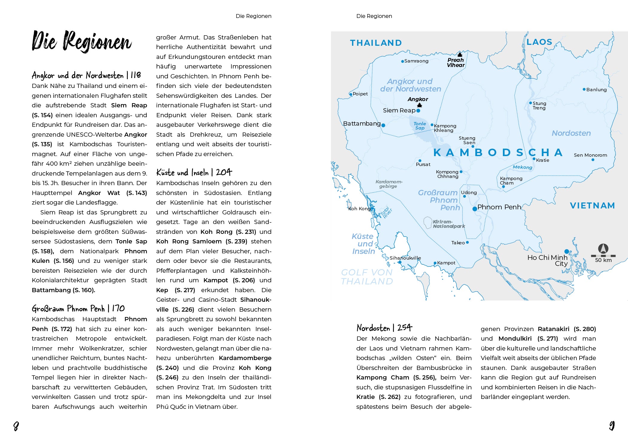 Reiserouten durch Kambodscha