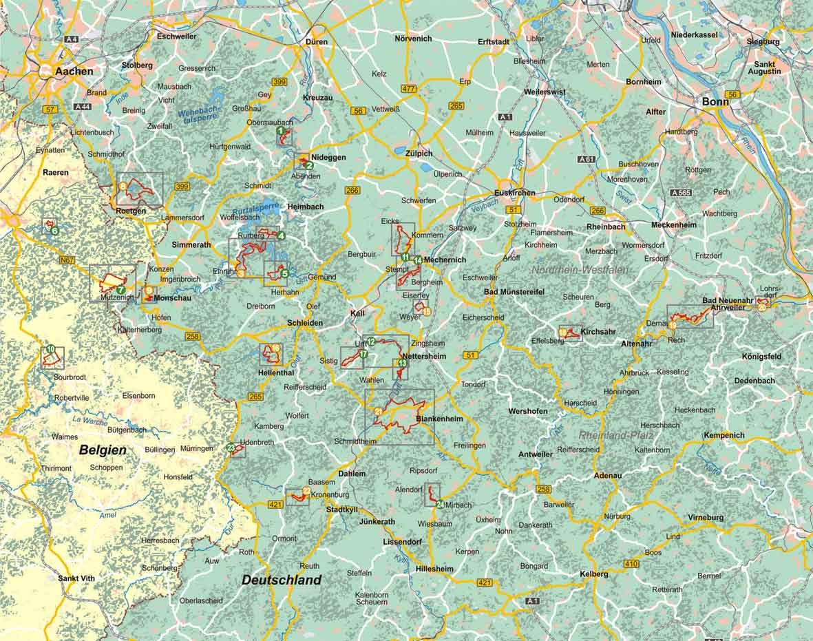 Wandelgids Eifel Nord - 24 Wanderungen (340)