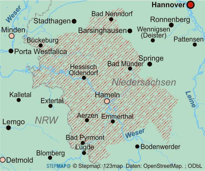 Weserbergland - 20 Wanderungen zu schroffen HÃ¶hen und sanften TÃ¤lern (387)