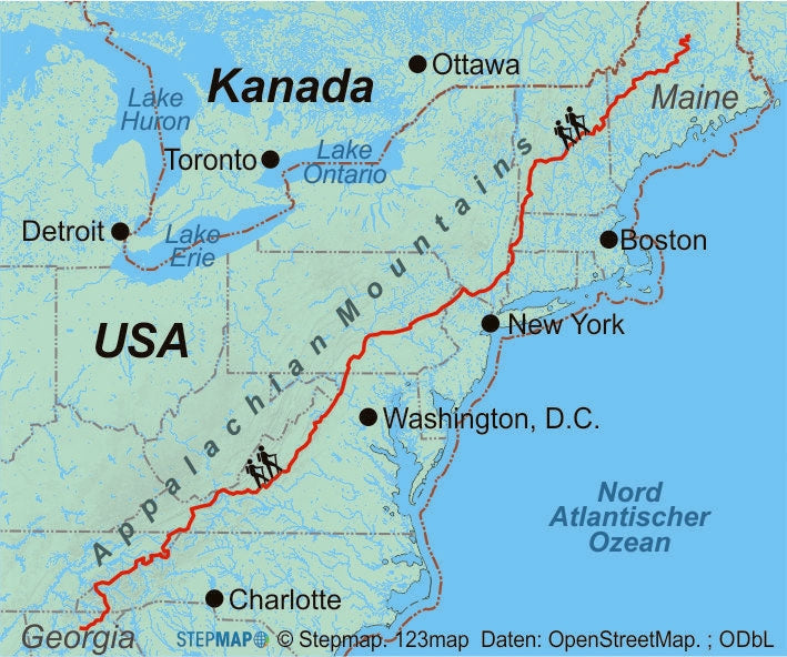 USA: Appalachian Trail - Georgia - Maine (412)
