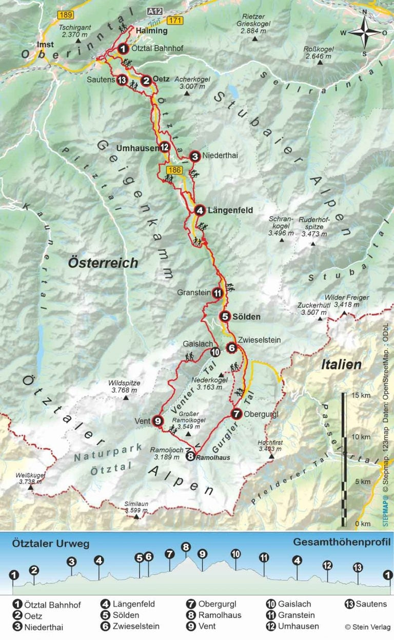 Wandelgids Ötztaler Urweg (460)
