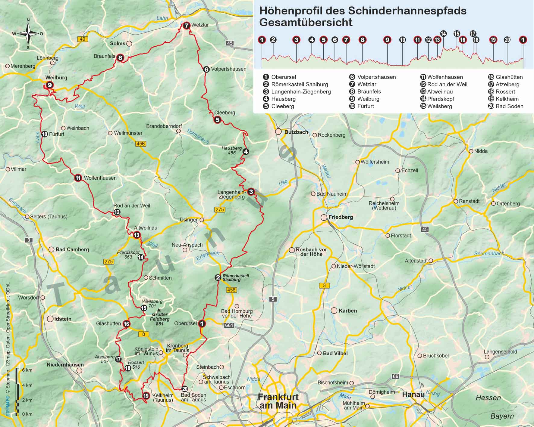 Wanderführer Schinderhannespfad (500)