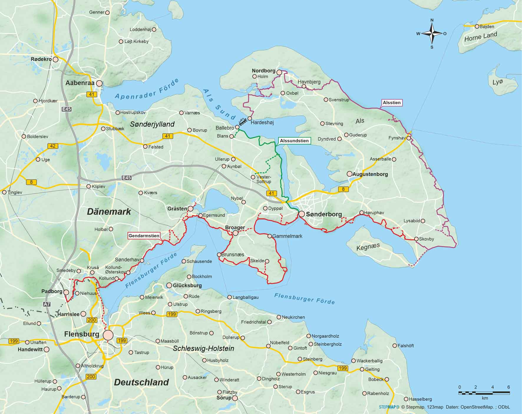 Wandelgids Dänemark: Gendarmstien (501)