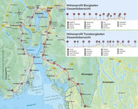 Wandelgids Norwegen: Borgleden und Tunsbergleden (504)