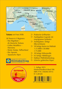 Wandelgids Toskana - 30 Touren (506) 1.A 2025
